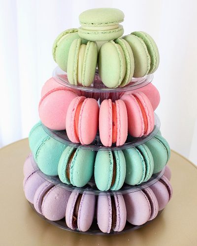 Torre de 4 andares - 43 macarons